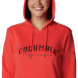 Columbia Columbia Logo Hoodie női pulóver piros