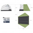 Sea to Summit Telos TR3 Plus ultrakönnyű sátor