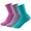 Gyerek zokni Devold Daily medium Kid Sock 3pk rózsaszín