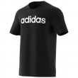 Férfi póló Adidas Essentials Linear Logo fekete