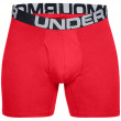 Férfi boxer Under Armour Charged Cotton 6in 3 Pack piros