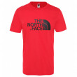 Férfi póló The North Face Easy Tee piros/fekete