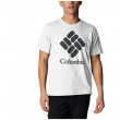 Férfi póló Columbia Columbia Trek™ Logo Short Sleeve fehér