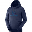Férfi pulóver Salomon Logo Hoodie M kék