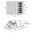 Felfújható sátor Easy Camp Tempest 600 + szőnyeg