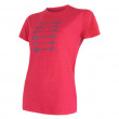 Női póló Sensor Merino Wool PT nyilak rózsaszín magenta