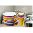 Omada SANALIVING Soup Plate Set 4x Plate 20xh4cm tányér készlet