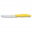 Zöldségvágó kés Victorinox kerekített markolattal sárga