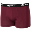 Zulu Bambus 210 férfi boxer burgundi vörös