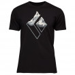 Black Diamond Mountain Logo SS Tee férfi póló fekete