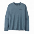 Patagonia M's L/S Cap Cool Daily Graphic Shirt - Lands férfi póló kék