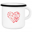 Zulu Cup Heart bögrék-csészék fehér/piros