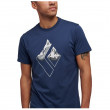 Black Diamond Mountain Logo SS Tee férfi póló