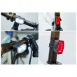 Solight Újratölthető kerékpáros lámpaszett 160 lm első/hátsó lámpa