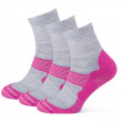 Zulu Merino Women 3-pack zokni szürke/rózsaszín