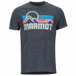 Férfi póló Marmot Coastal Tee SS szürke/kék