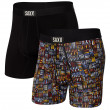 Saxx Ultra Super Soft Boxer BF 2Pk boxeralsó fekete