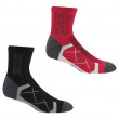 Női zokni Regatta Ladies 2pk Sock fekete/piros