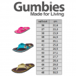 Gumbies Duckbill Black flip-flop