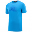 Férfi póló Salomon Blend Logo Ss Tee M világoskék