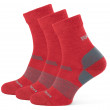 Warg Merino Hike W 3-pack női zokni piros