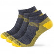 Zulu Merino Summer M 3-pack zokni szürke/sárga
