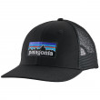 Patagonia P-6 Logo Trucker Hat baseball sapka fekete