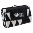 Piknik takaró Aquawave Triangle Blanket fekete/fehér