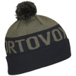 Ortovox Bobble Knit Beanie sapka zöld Dark Wild Herbs