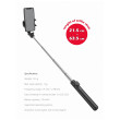 Swissten BLUETOOTH SELFIE STICK ALUMINUM TRIPOD PRO szelfibot