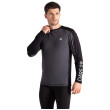 Dare 2b Exchange III Baselayer Top férfi funkcionális póló fekete/szürke Black/Ebony