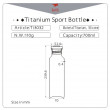 Kulacs Keith Titanium Sport Bottle 700 ml