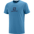 Pánské triko Salomon Coton Logo Ss Tee M világoskék
