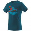 Dynafit Artist Series Co T-Shirt M 2021 férfi póló kék/narancs