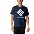 Férfi póló Columbia Columbia Trek™ Logo Short Sleeve kék