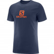 Férfi póló Salomon Coton Logo Ss Tee M kék NIGHT SKY