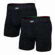 Saxx Vibe Xtra Super Soft Bb Fly 2Pk boxeralsó fekete Black