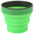 Összecsukható bögre LifeVenture Silicone Ellipse Mug zöld