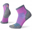 Női zokni Smartwool Cycle Zero Cushion Ankle Socks szürke/lila