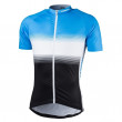 Férfi biciklis póló Northfinder Valentino fekete/kék