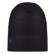 Buff Ecostretch Beanie sapka sisak alá fekete Solid Black