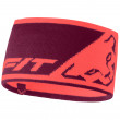 Dynafit Leopard Logo Headband fejpánt narancs/burgundi vörös