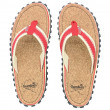 Gumbies Corker Natural Cork - Red flip-flop