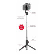 Swissten BLUETOOTH SELFIE STICK ALUMINUM TRIPOD PRO szelfibot