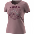 Dynafit 24/7 Artist Series Cotton T-Shirt Women női póló rózsaszín