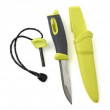 Kés szikravetővel LMF Swedish Fire Knife sárga