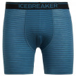 Férfi boxer Icebreaker Anatomica Long Boxers kék