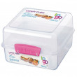 Ob?dový box Sistema Lunch Cube To Go 1,4L rózsaszín