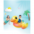 Intex Baby Duck Ride-On felfújható kacsa