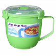 Bögre Sistema Microwave Large Soup Mug Color zöld